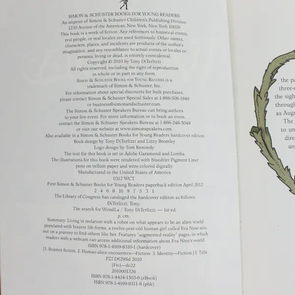 The Search for WondLa - Paperback By DiTerlizzi, Tony 