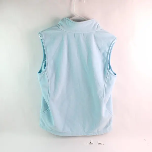 Great Northwest Baby Blue Fleece Zip-Up Vest Women's Small
