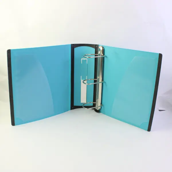 Lot of 2 Staples Blue 3" D-Ring Binders School Office Supplies