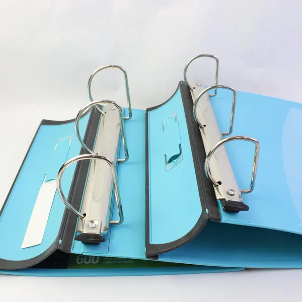 Lot of 2 Staples Blue 3" D-Ring Binders School Office Supplies