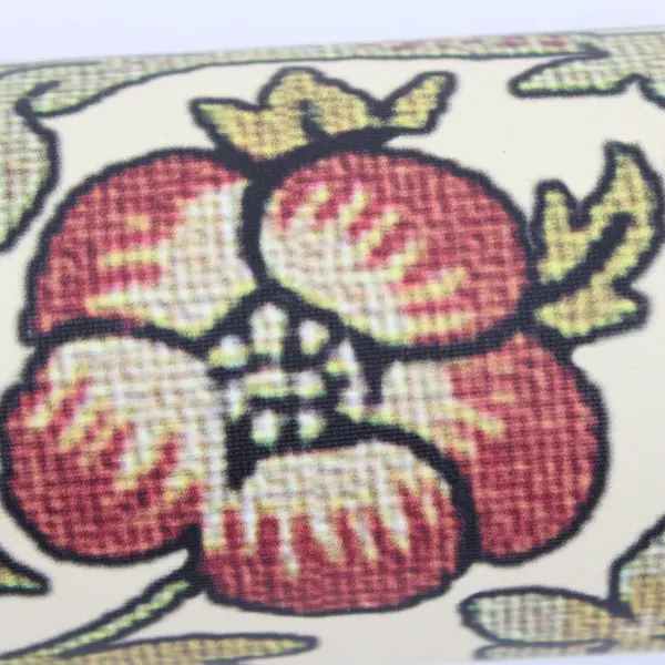 Lot of 2 Spoonflower Peel & Stick Removable Woven Wallpaper Green Floral