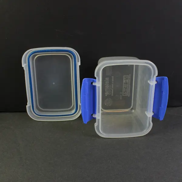 Lot of 6 Sistema Clear Plastic Food Storage Containers