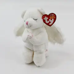 2002 Blessed TY Beanie Baby - Sparkly Praying Angel Bear - with Tag