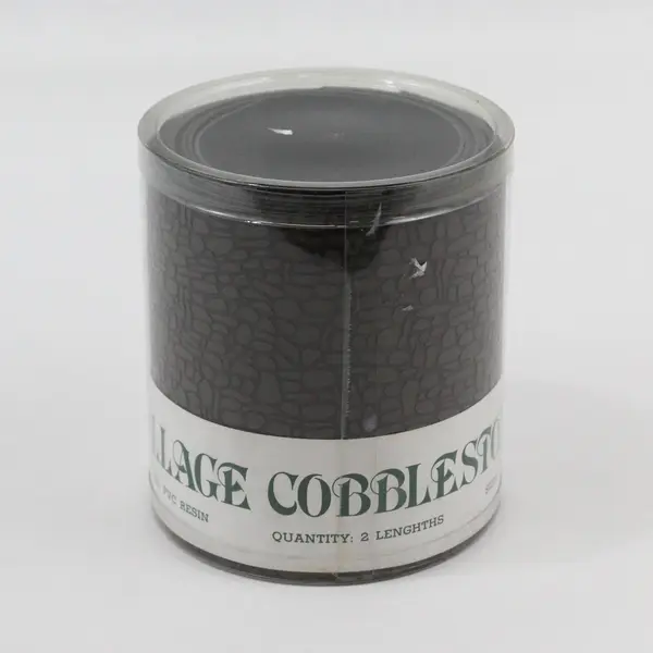 Dept 56 Village Accessories Cobblestone Road 59846  PVC Resin 4.75"x36"