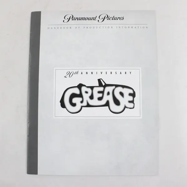 20th Anniversary of Grease A 1998 Paramount PB Handbook of Production Info VG