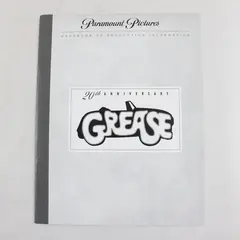 20th Anniversary of Grease A 1998 Paramount PB Handbook of Production Info VG