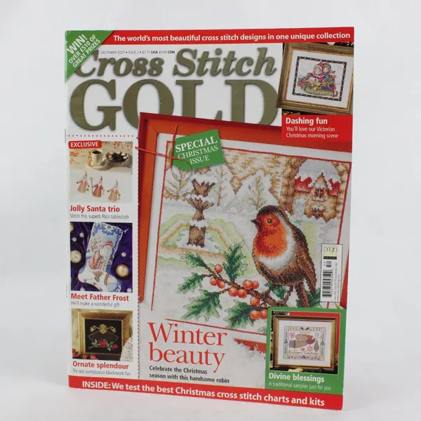 Cross Stitch Gold Issue 2 Dec 2007 Special Christmas Issue Magazine