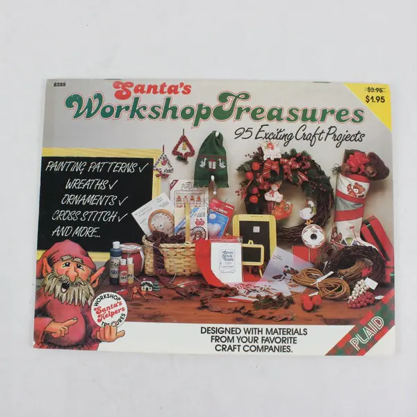 Santa's Workshop Treasures 95 Exciting Craft Projects 1987 Paperback Good