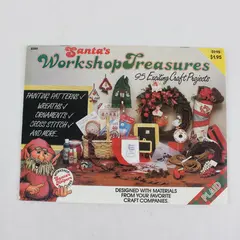 Santa's Workshop Treasures 95 Exciting Craft Projects 1987 Paperback Good