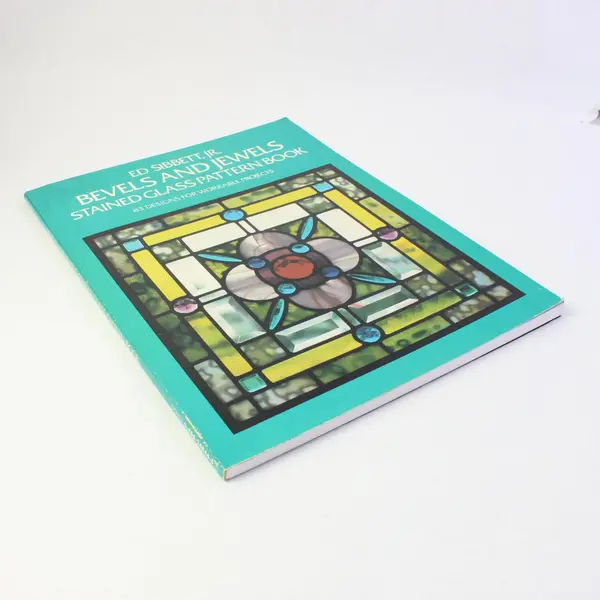 VTG Bevels and Jewels Stained Glass Pattern Book 83 Designs Ed Sibbett Jr 1985 