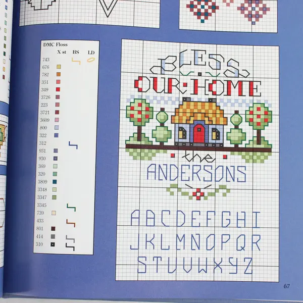Donna Kooler's 555 Country Cross-Stitch Patterns 1998 Hardcover DJ
