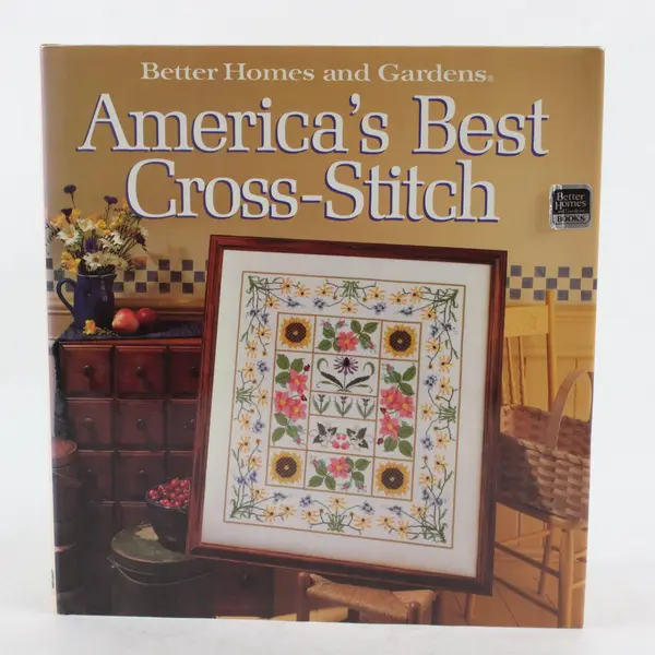 Vintage Better Homes and Gardens America's Best Cross-Stitch 1988 Hardcover DJ