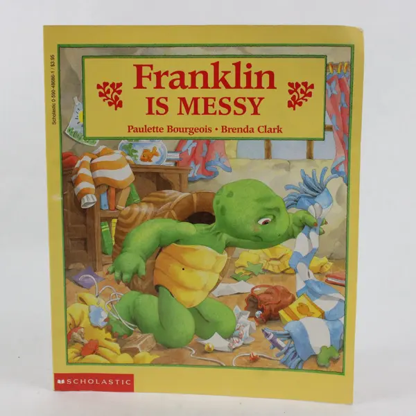 Vintage 1994 Franklin Is Messy by Paulette Bourgeois Brenda Clark Paperback Good