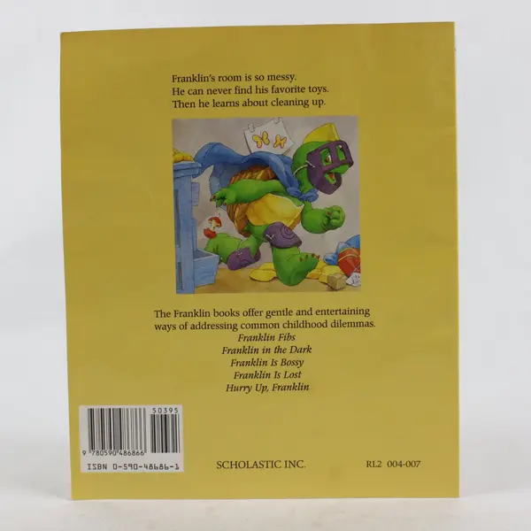 Vintage 1994 Franklin Is Messy by Paulette Bourgeois Brenda Clark Paperback Good