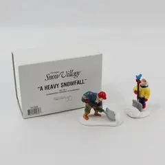Dept 56 Snow Village A Heavy Snowfall Set of 2 Boxed 54348 1992