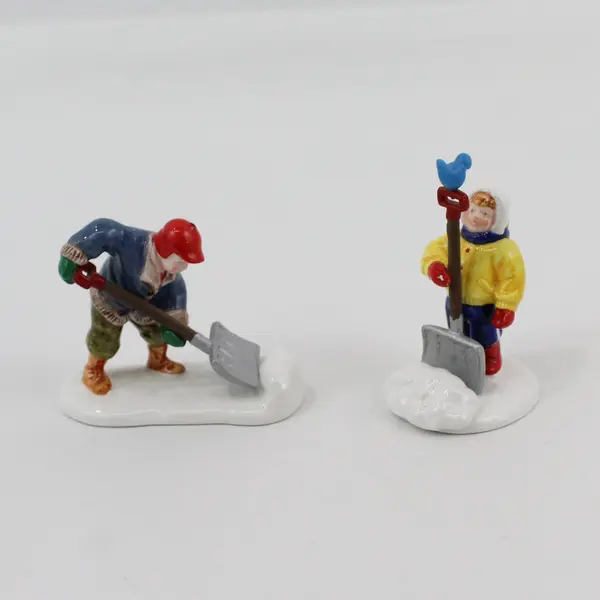 Dept 56 Snow Village A Heavy Snowfall Set of 2 Boxed 54348 1992