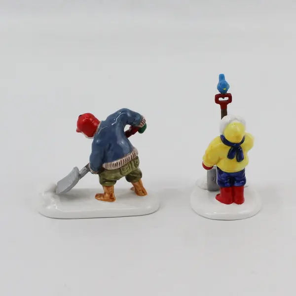 Dept 56 Snow Village A Heavy Snowfall Set of 2 Boxed 54348 1992