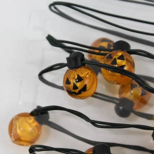 Dept 56 Jack-O-Lantern Orange Lights Halloween Village Decor MPN 53000