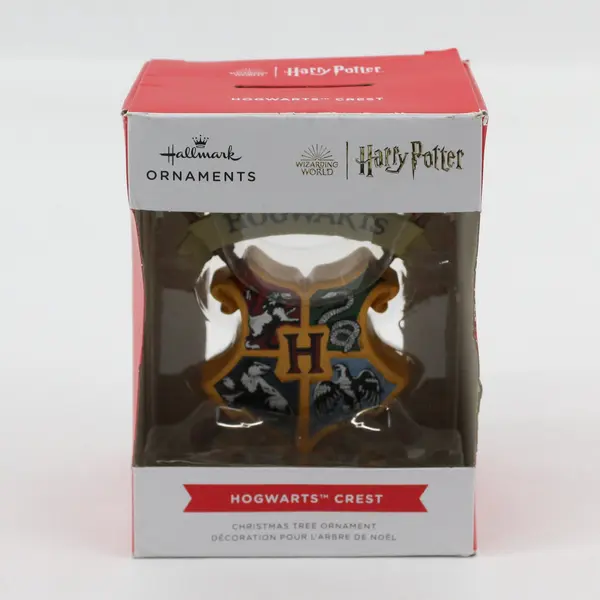 NEW Hallmark Ornaments Harry Potter Hogwarts Crest Christmas Ornament 2HCM9128