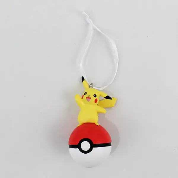 2024 Hallmark Pokemon Pikachu on Pokeball Christmas Ornament 3HCM2233