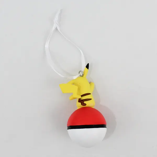2024 Hallmark Pokemon Pikachu on Pokeball Christmas Ornament 3HCM2233