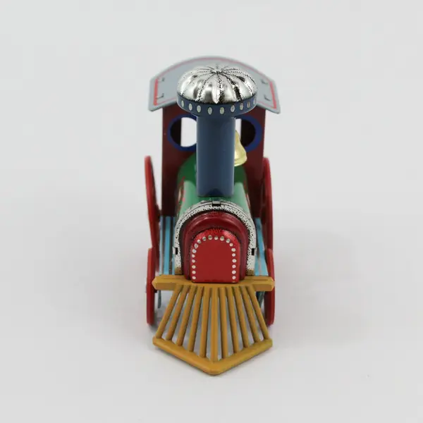 Hallmark 1987 Tin Locomotive Train Ornament Original Box Vintage QX-484-9