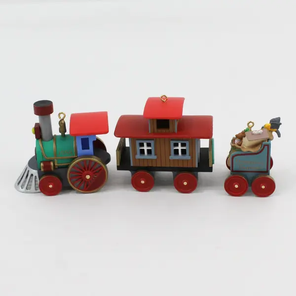 1989 Hallmark Special Edition Ornament Set The Ornament Express Train QX580-5