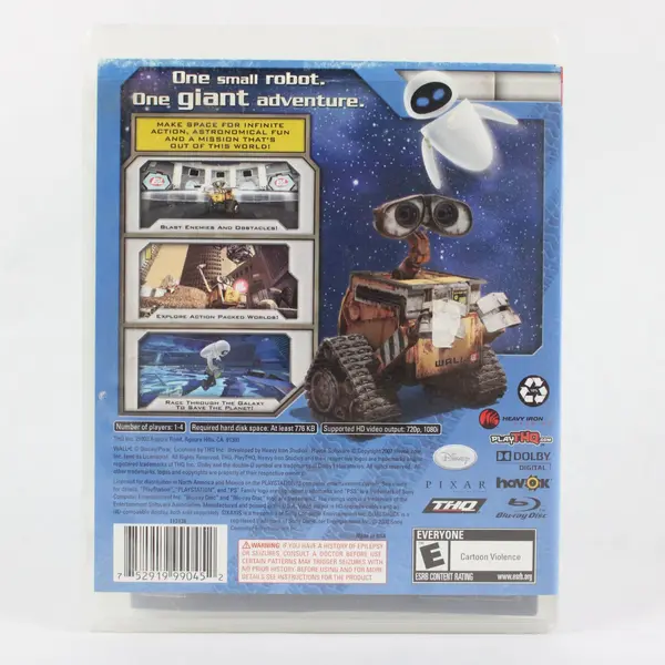 Disney Pixar WALL-E Sony PlayStation 3 PS3 Game THQ