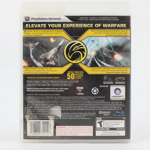 Tom Clancy's H.A.W.X. PS3 Sony PlayStation 3 Ubisoft Pre-Owned