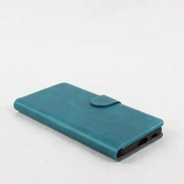 SUANPOT Blue Phone Wallet Folio Case Card Slots Magnetic Galaxy Closure Used