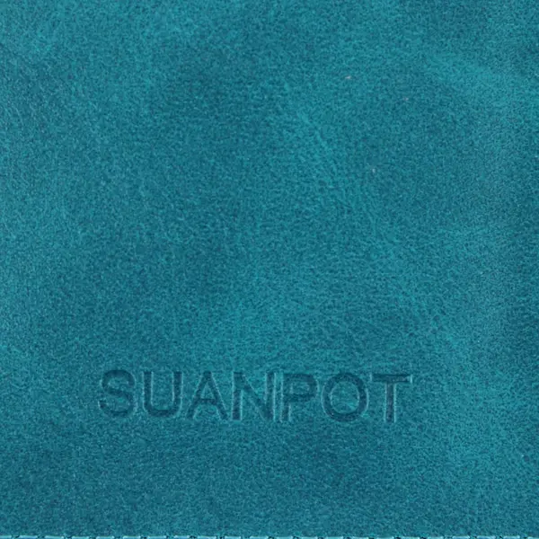SUANPOT Blue Phone Wallet Folio Case Card Slots Magnetic Galaxy Closure Used