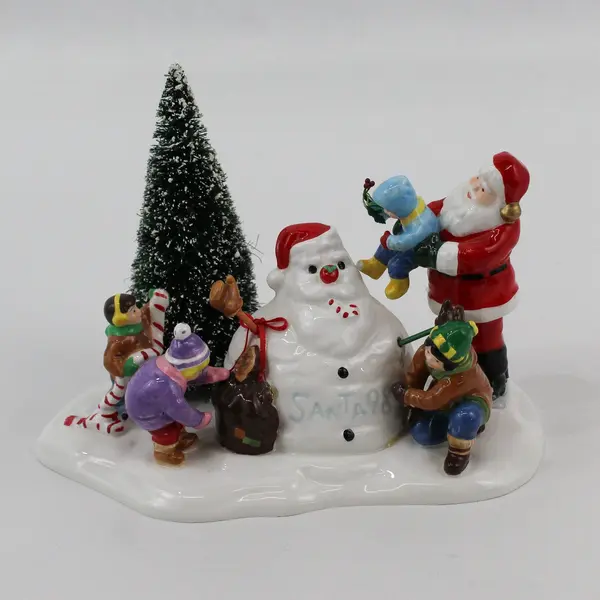 1998 Dept 56 Snow Village Santa Comes To Town 54920