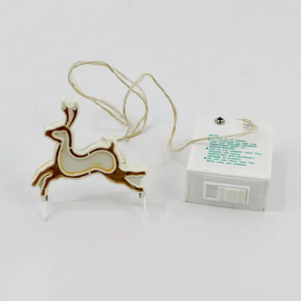 1993 Dept 56 Village Accessory Brite Lites Lighted Reindeer 52248