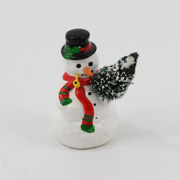 Dept 56 Snow Village A Tree For Me Snowman Accessory Set of 2 51640