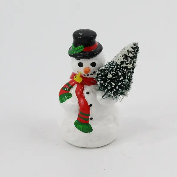 Dept 56 Snow Village A Tree For Me Snowman Accessory Set of 2 51640
