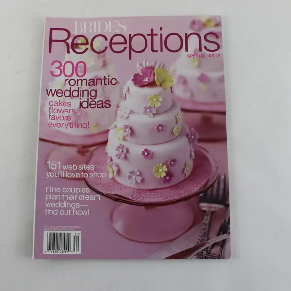 Brides Special Issue Magazine Receptions 2005 300 Romantic Wedding Ideas Good