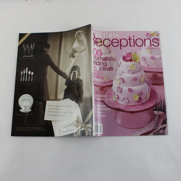 Brides Special Issue Magazine Receptions 2005 300 Romantic Wedding Ideas Good