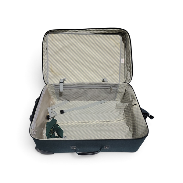 Ricardo Green Nylon 5 Pc Luggage 2 Rolling Suitcases Duffle Overnight Key
