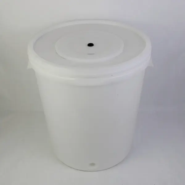 8 Gallon 30L White Plastic Brewing Fermenter Bucket Used