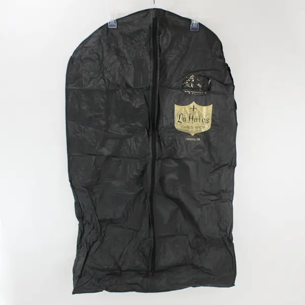 La Haies Black Garment Bag Cover 40x23 Clothing Protector