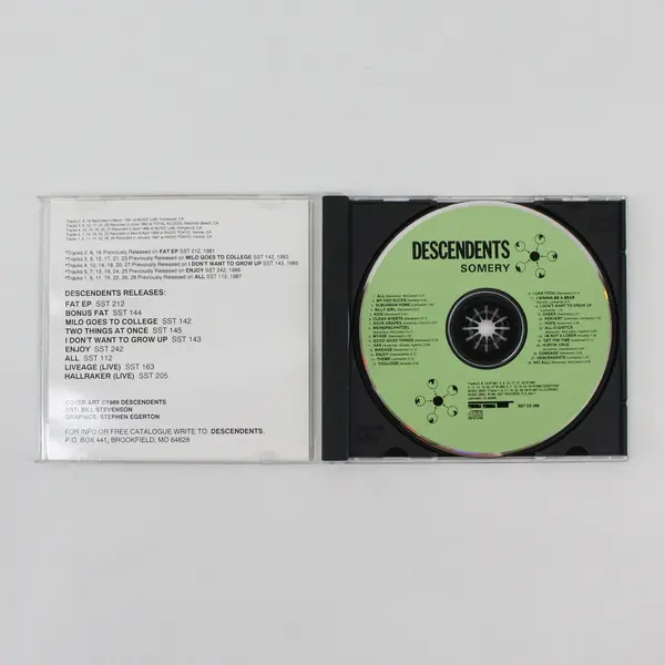 1991 Descendents - Somery CD SST Records