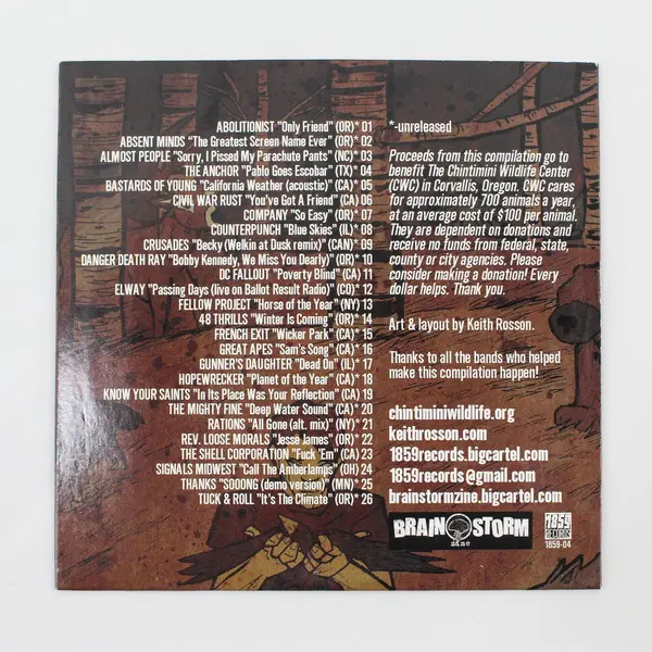 Give Back Volume One CD A Benefit For Chintimini Wildlife Center 1859 Records