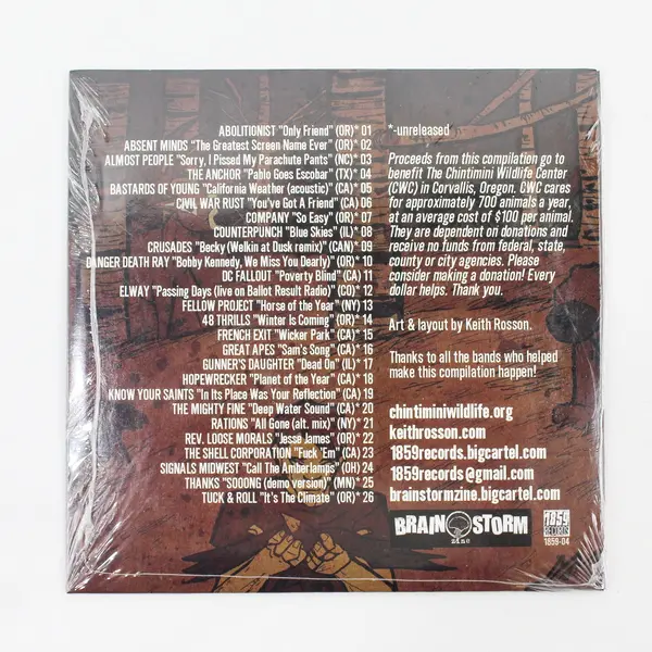 Give Back Volume One CD A Benefit For Chintimini Wildlife Center Sealed