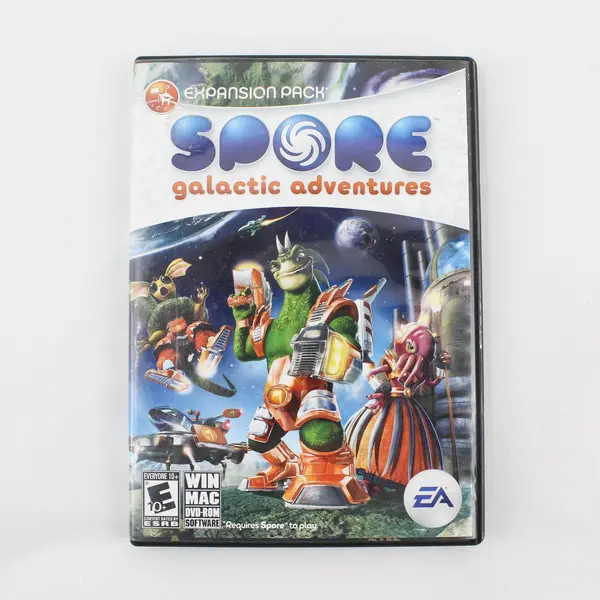 Spore Galactic Adventures Expansion Pack DVD-ROM PC/Mac Untested