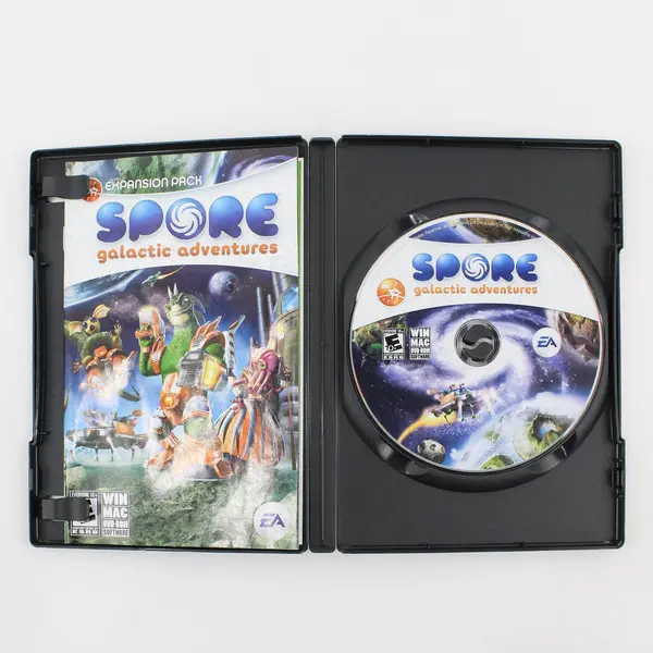Spore Galactic Adventures Expansion Pack DVD-ROM PC/Mac Untested