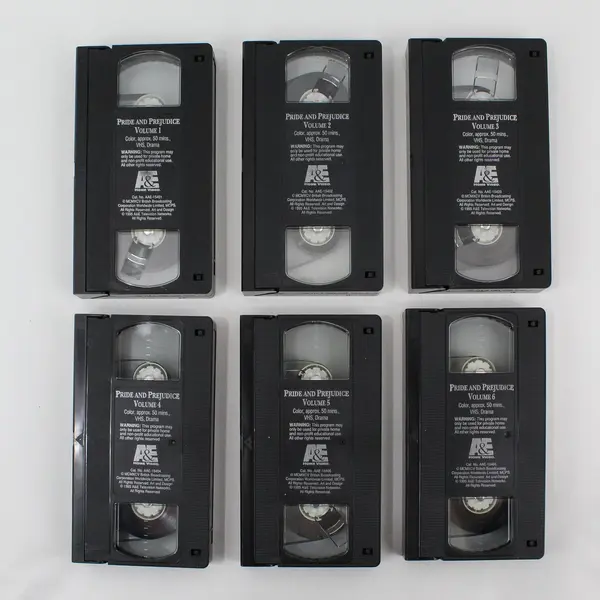 Pride and Prejudice Mini-Series 200th Anniversary Edition 6-Tape VHS Set 1996