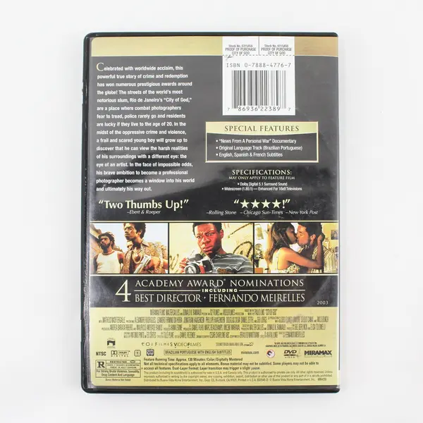City of God (DVD, 2004)
