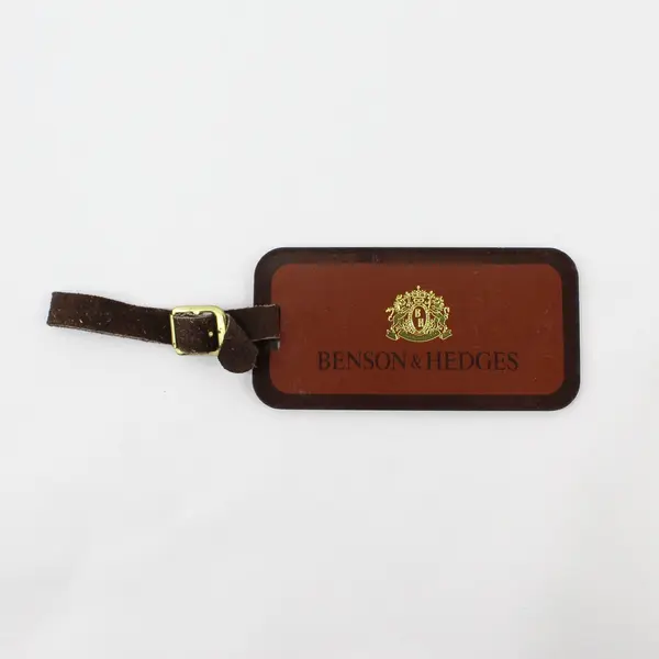 Benson And Hedges Cigarettes Promo Vintage Luggage Tag 4"x 2"