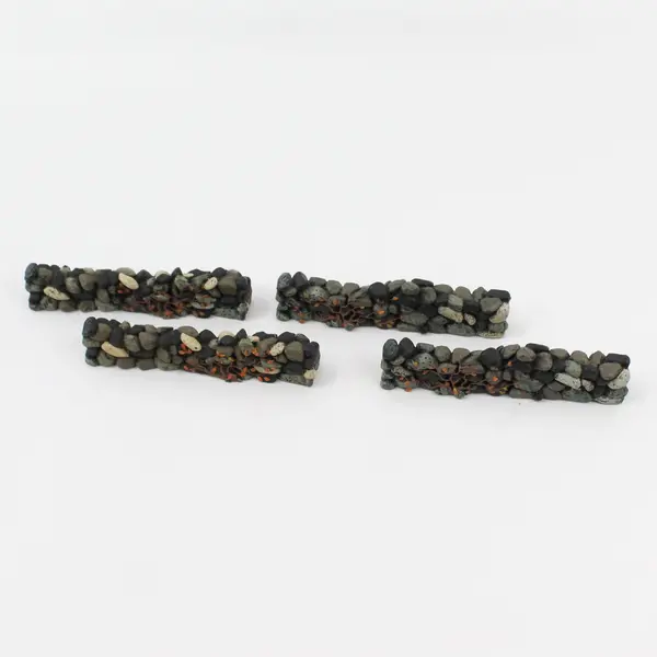 Dept 56 Village Accessories 4 Piece Fieldstone Wall 52717