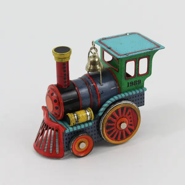 1989 Hallmark Tin Locomotive 8th & Last in Series Train Keepsake Ornament